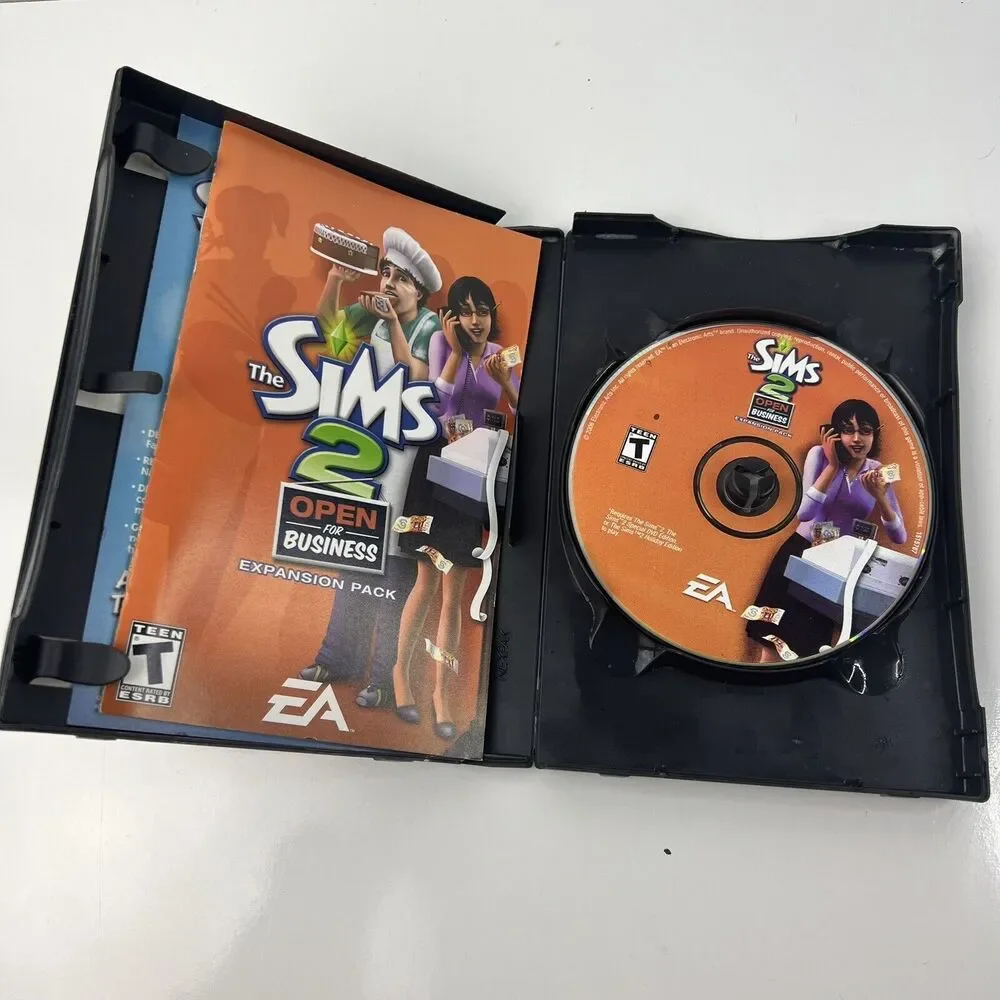 The Sims 2 Open For Business PC Game Expansion Pack 2006 Complete